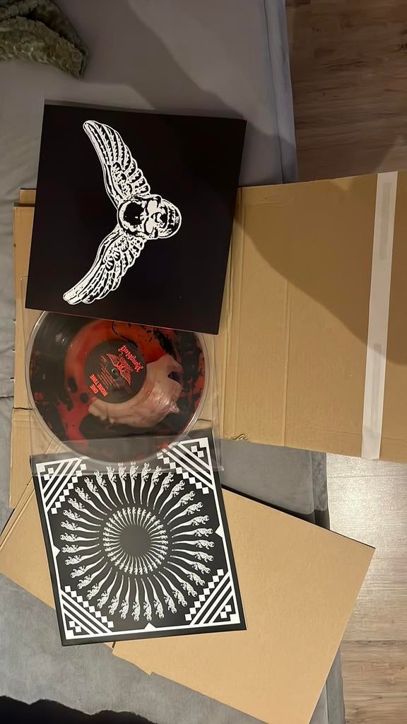 Yungblud aerosmith one more time bloody vinyl, Ophalen, 2020 tot heden, Zo goed als nieuw, Rock-'n-Roll