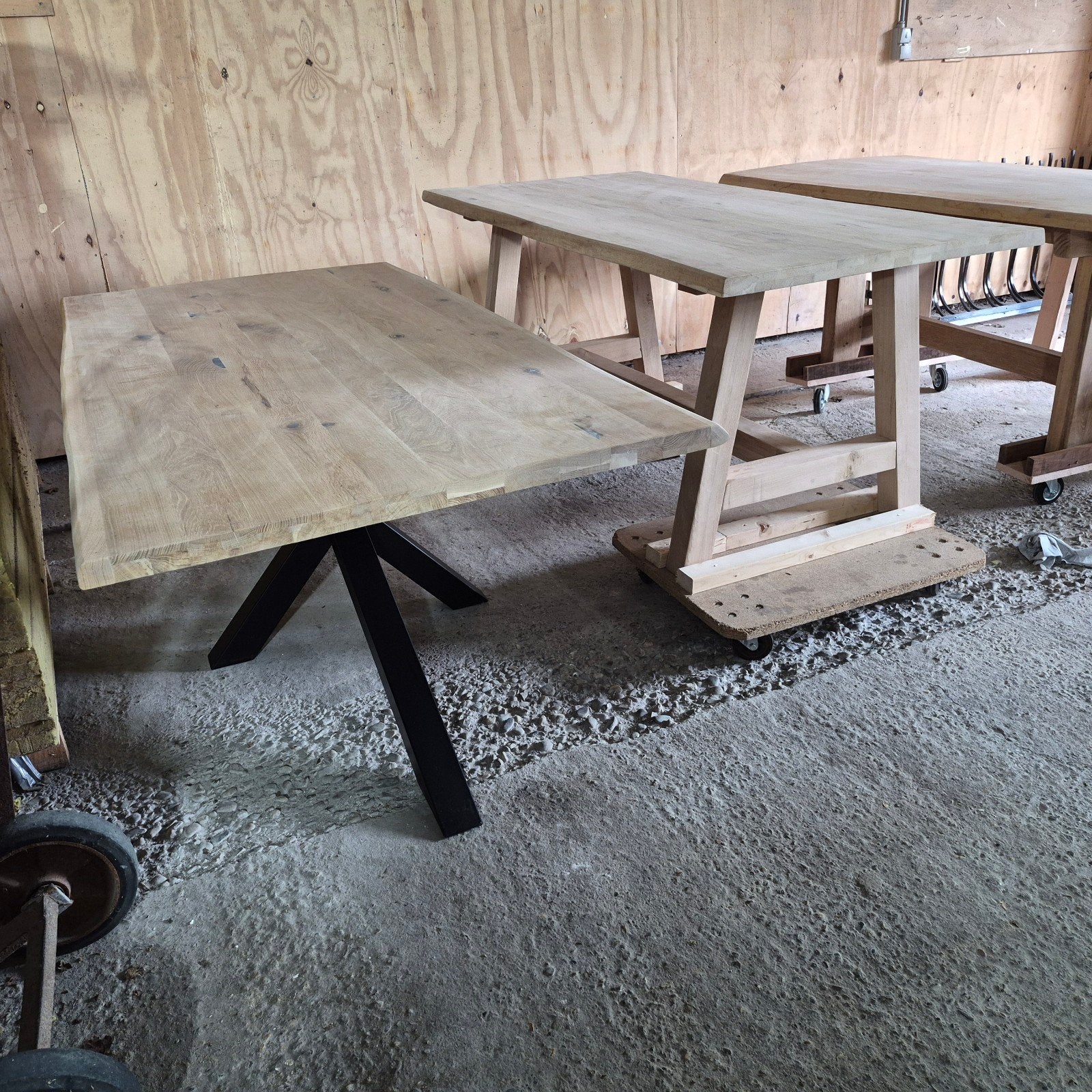 Robuuste eikenhouten tafels - Diverse modellen, Ophalen, Nieuw, Rechthoekig, Hout