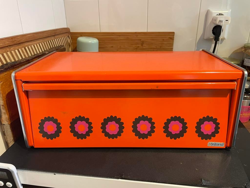 Vintage Brabantia broodtrommel 'Patrice' in goede staat, Ophalen of Verzenden, Huis en Inrichting