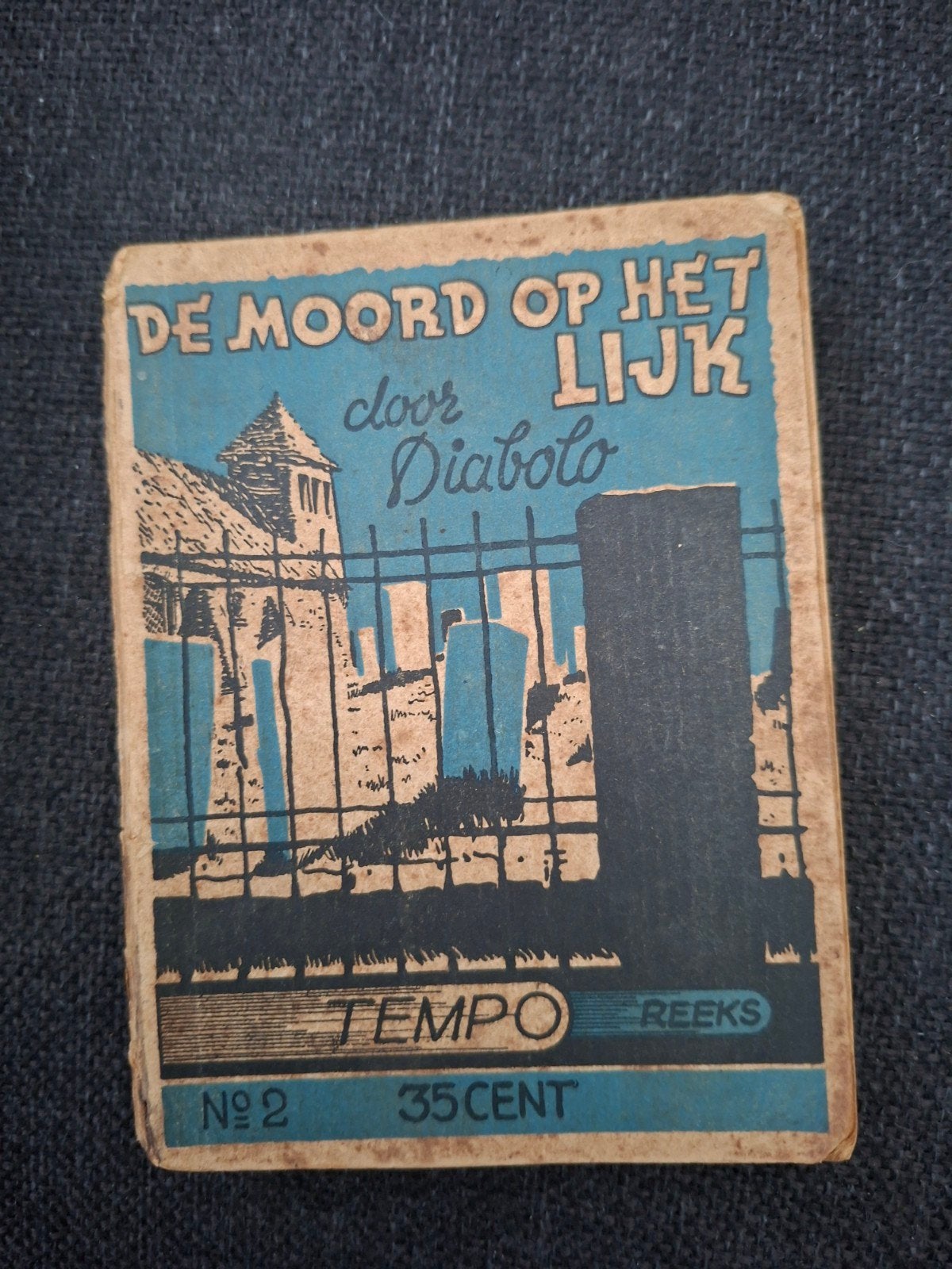 De Moord op het Lijk (1940) Tempo Reeks Nr. 2 door Diabolo, Ophalen of Verzenden, Diabolo