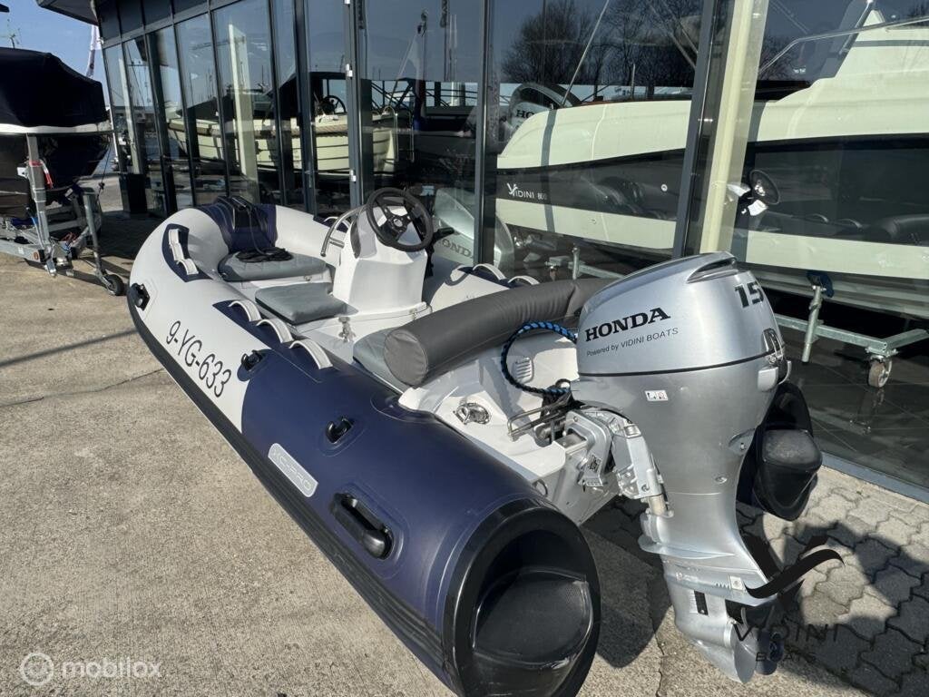 Xc Pro 330 Deluxe met Honda 15pk en dekzeil, Xc Pro, Gebruikt, Benzine