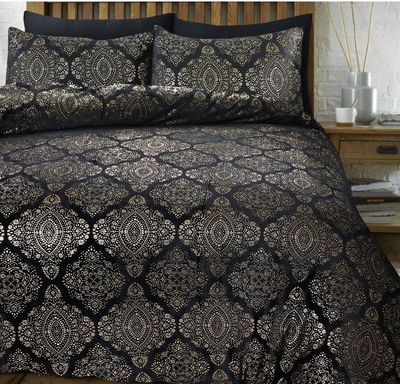 Flanel dekbedovertrek Zwart 140 x 200/220, Eenpersoons, Verzenden, Zwart, Dekbedovertrek
