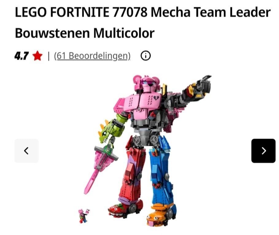 Lego fortnite mecha team leader, Overige thema's, Lego, Nieuw, Ophalen of Verzenden