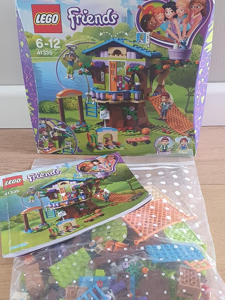 Lego 41335. Mia's boomhut compleet, Kinderen en Baby's, Speelgoed | Duplo en Lego, Lego, Friends, Ophalen of Verzenden, Zo goed als nieuw