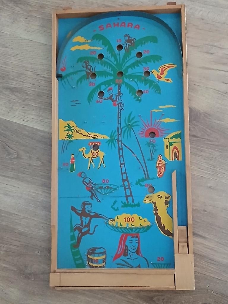 Vintage Flipperkast Safari (HOMAX) Jaren 50, Ophalen of Verzenden, Gebruikt