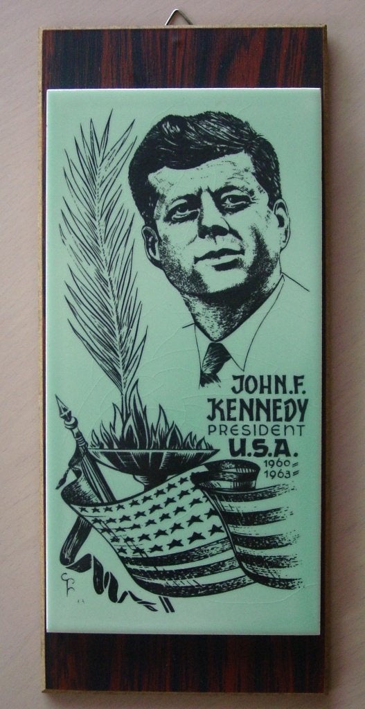 herdenkingstegel John F. Kennedy Royal Sphinx Holland, Antiek en Kunst, Ophalen of Verzenden