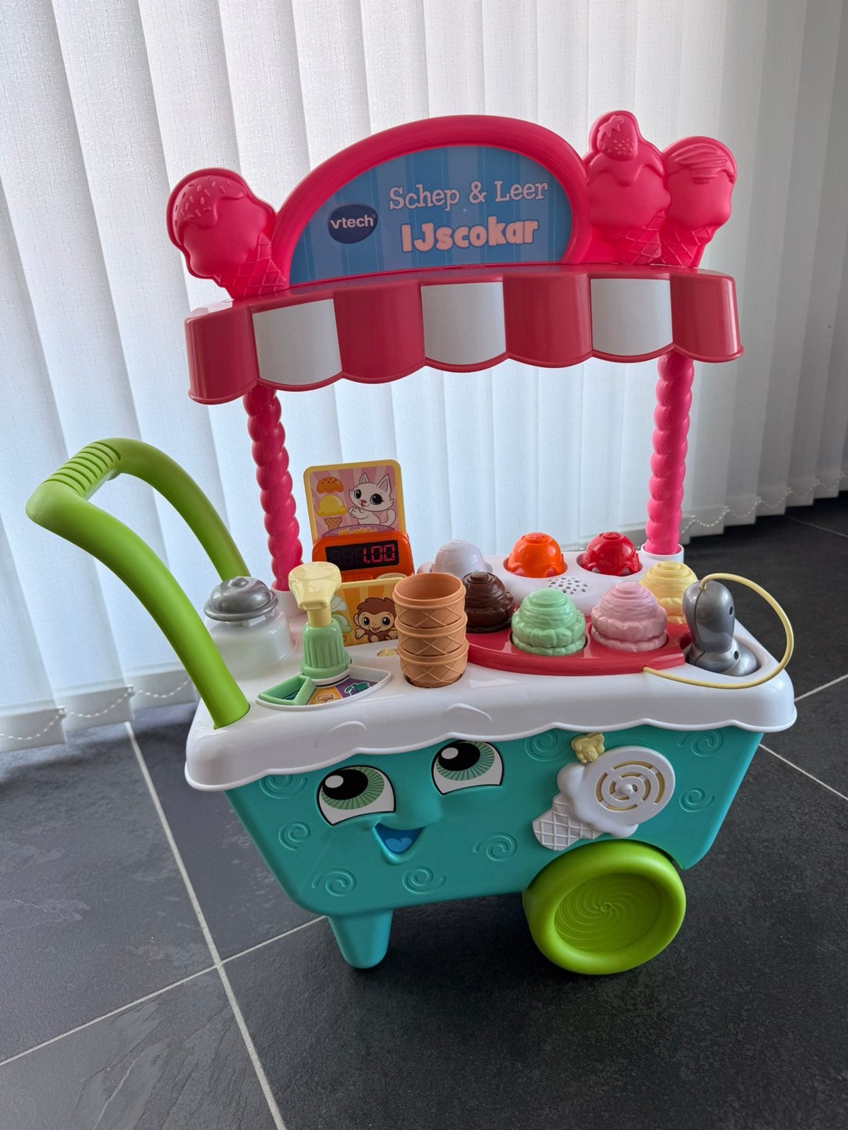 Vtech - Schep & Leer IJscokar, Ophalen of Verzenden, Zo goed als nieuw, 2 tot 4 jaar