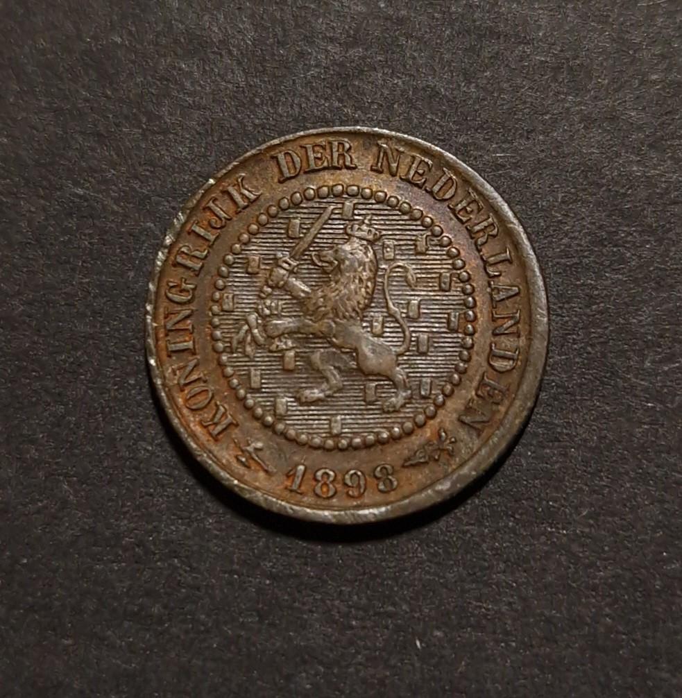 1/2 cent 1898, Verzenden, Koningin Wilhelmina, Overige waardes, Losse munt