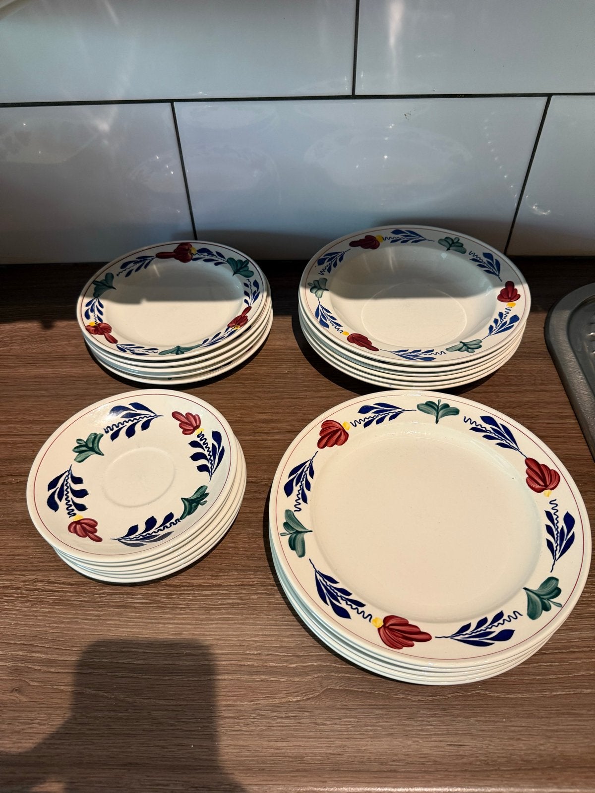 Boerenbont Servies - Compleet Pakket, Ophalen, Gebruikt, Overige merken, Keramiek