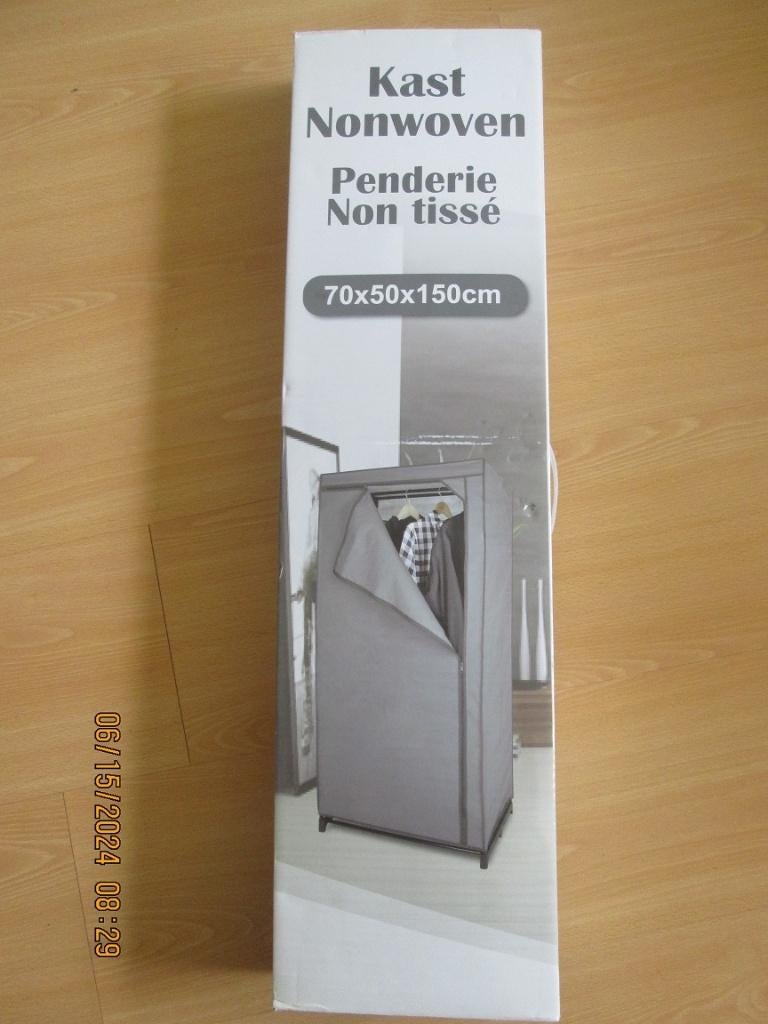 Penderie- Garderobekast non woven opvouwbaar, Overige materialen, Nieuw, 150 tot 200 cm, 25 tot 50 cm