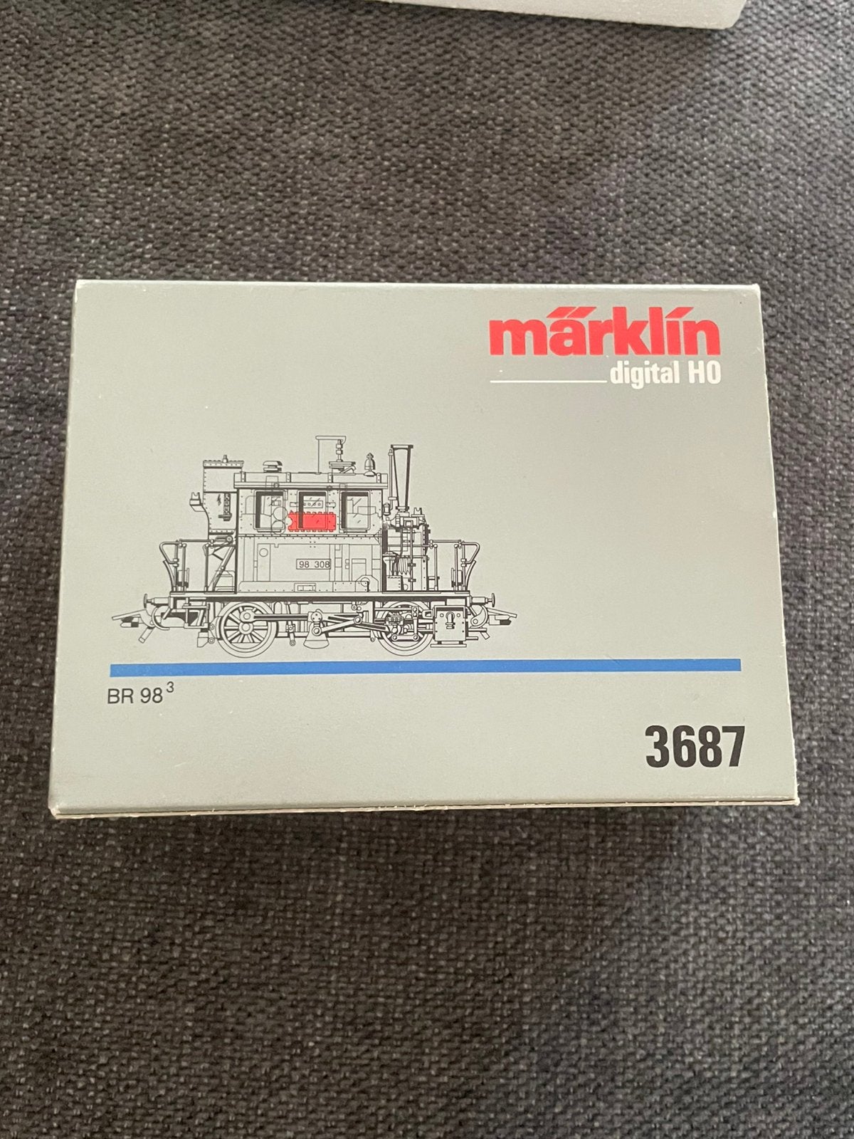 Märklin 3687 H0 Stoomlocomotief BR 98 'Glaskast' van de DB, Wisselstroom, Locomotief, Ophalen of Verzenden, Zo goed als nieuw