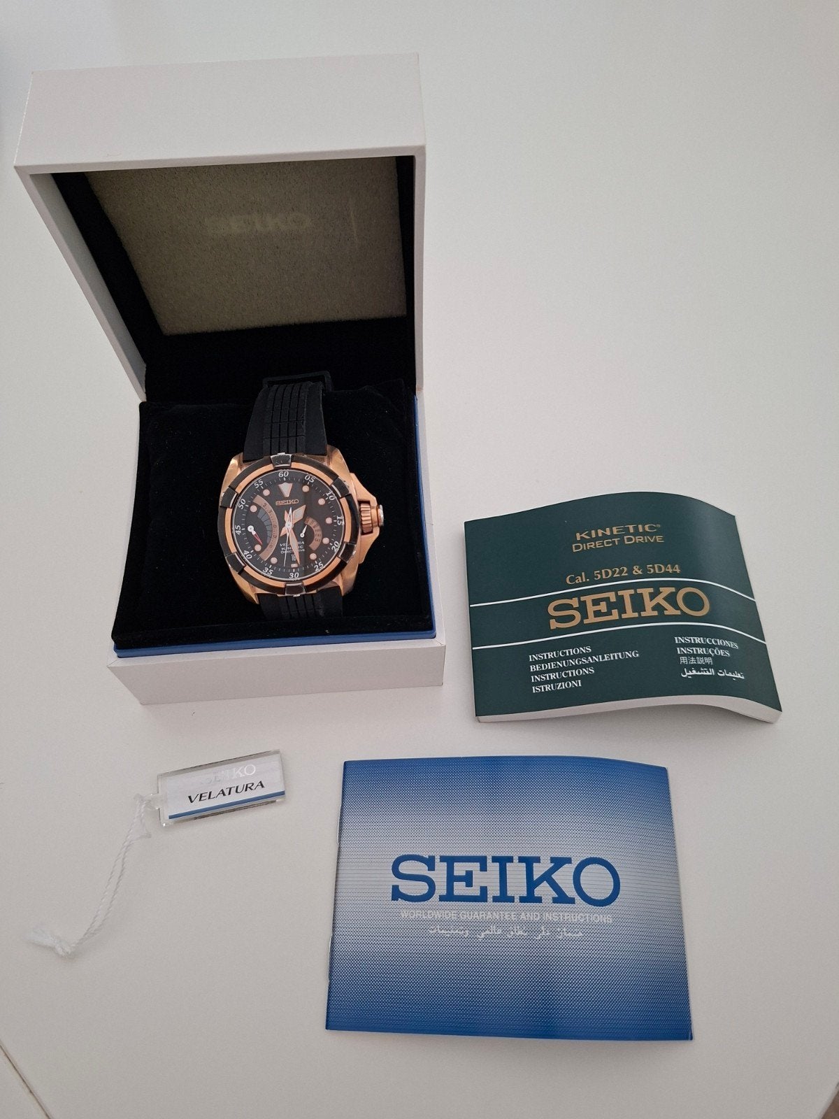 Seiko Velatura Goud Horloge - Voor de Liefhebber, Ophalen of Verzenden