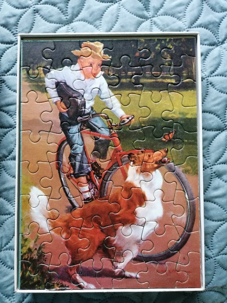 Antieke jig saw puzzeltjes, Ophalen, Minder dan 500 stukjes