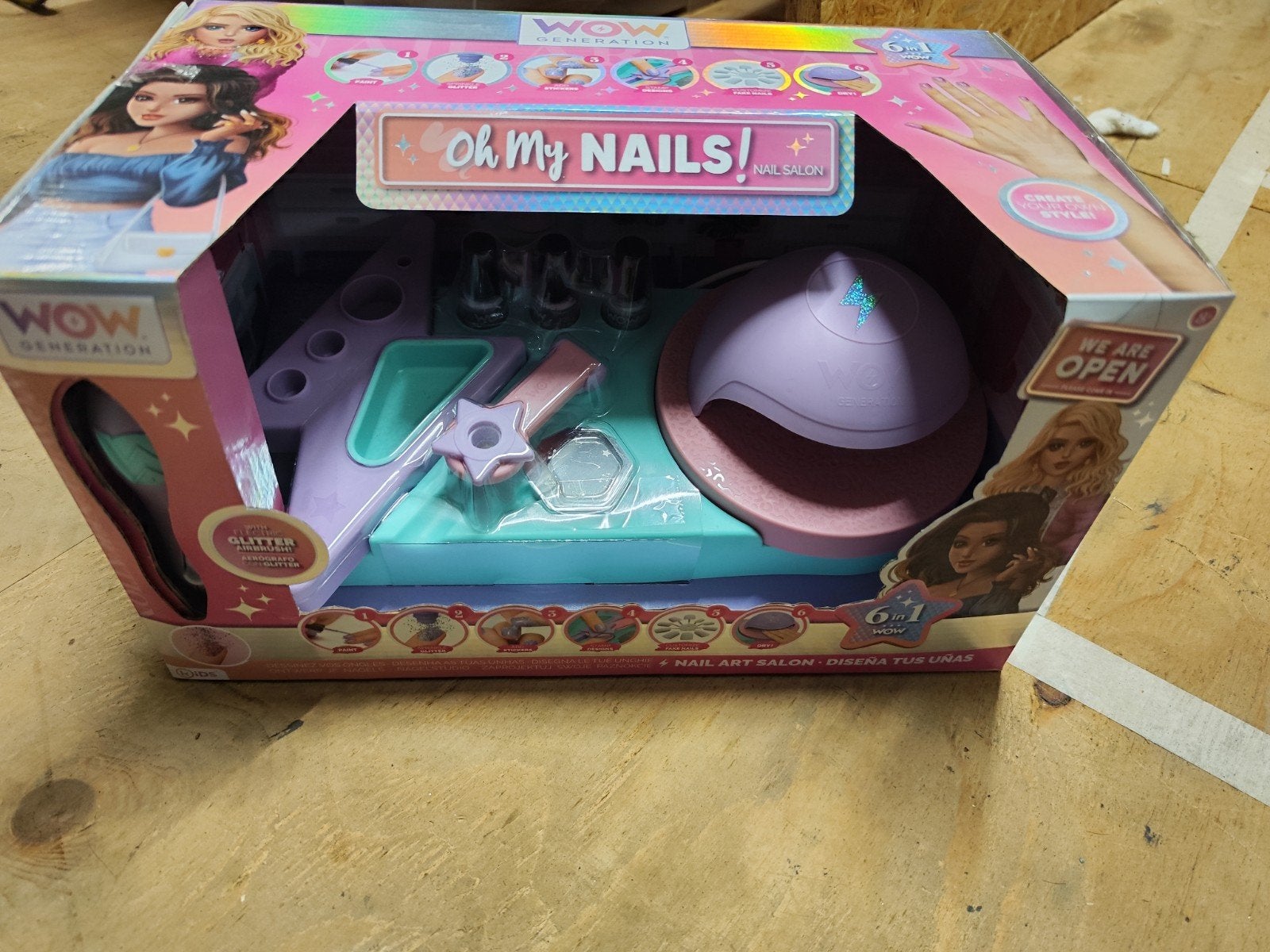 Oh My Nails! Nagelsalon Speelset - Nieuw in doos, Ophalen of Verzenden, Nieuw, Jongen of Meisje