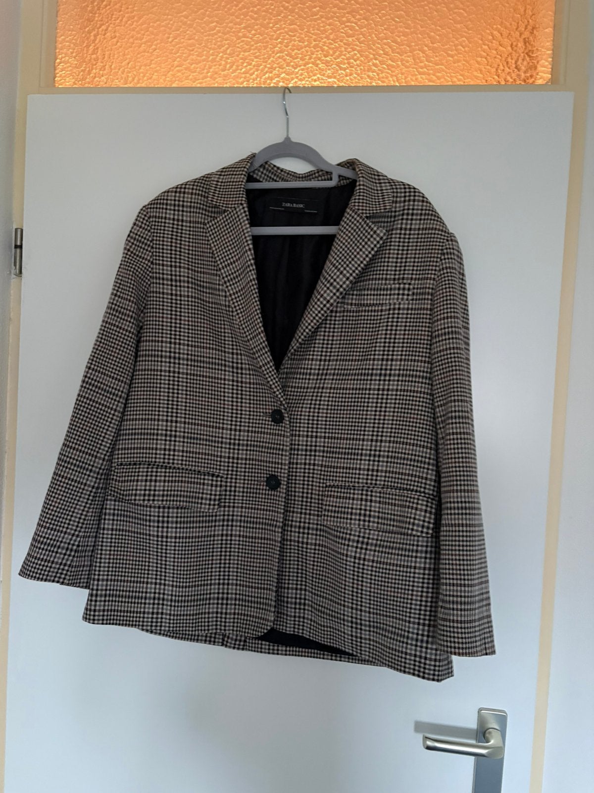 Blazer van Zara, Bruin, Maat 42/44 (L), Ophalen of Verzenden, Jasje