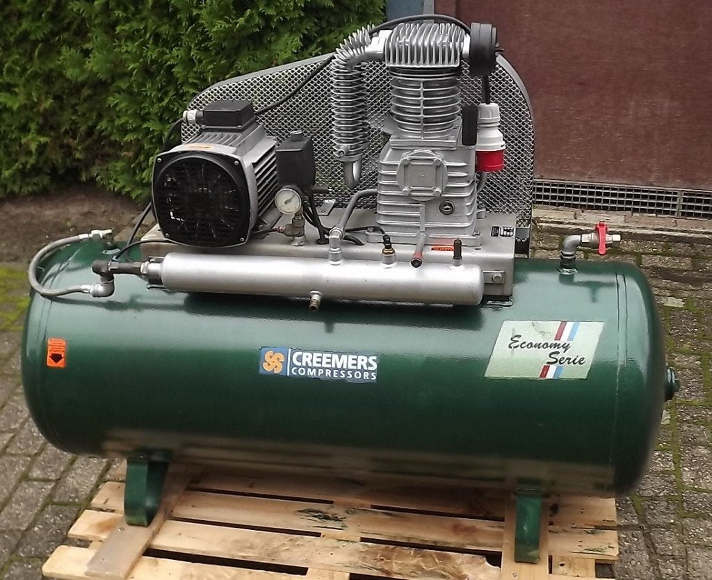 Compressor, Creemers compressor., Ophalen, 400 tot 800 liter/min, Zo goed als nieuw, 6 tot 10 bar