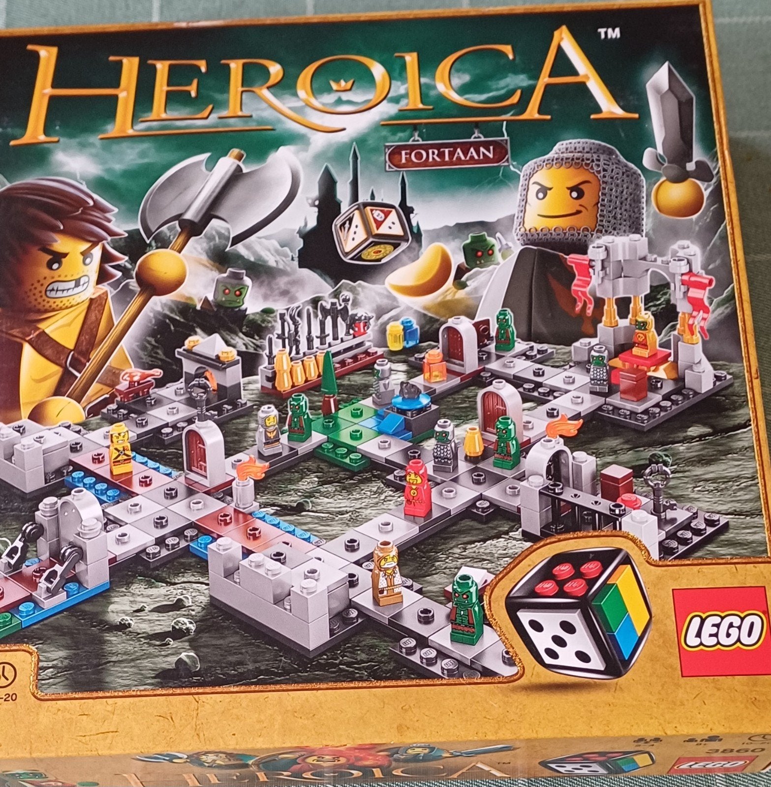 3 LEGO bordspellen: Minotaurus, Heroica, Banana Balance, Ophalen of Verzenden, Gebruikt