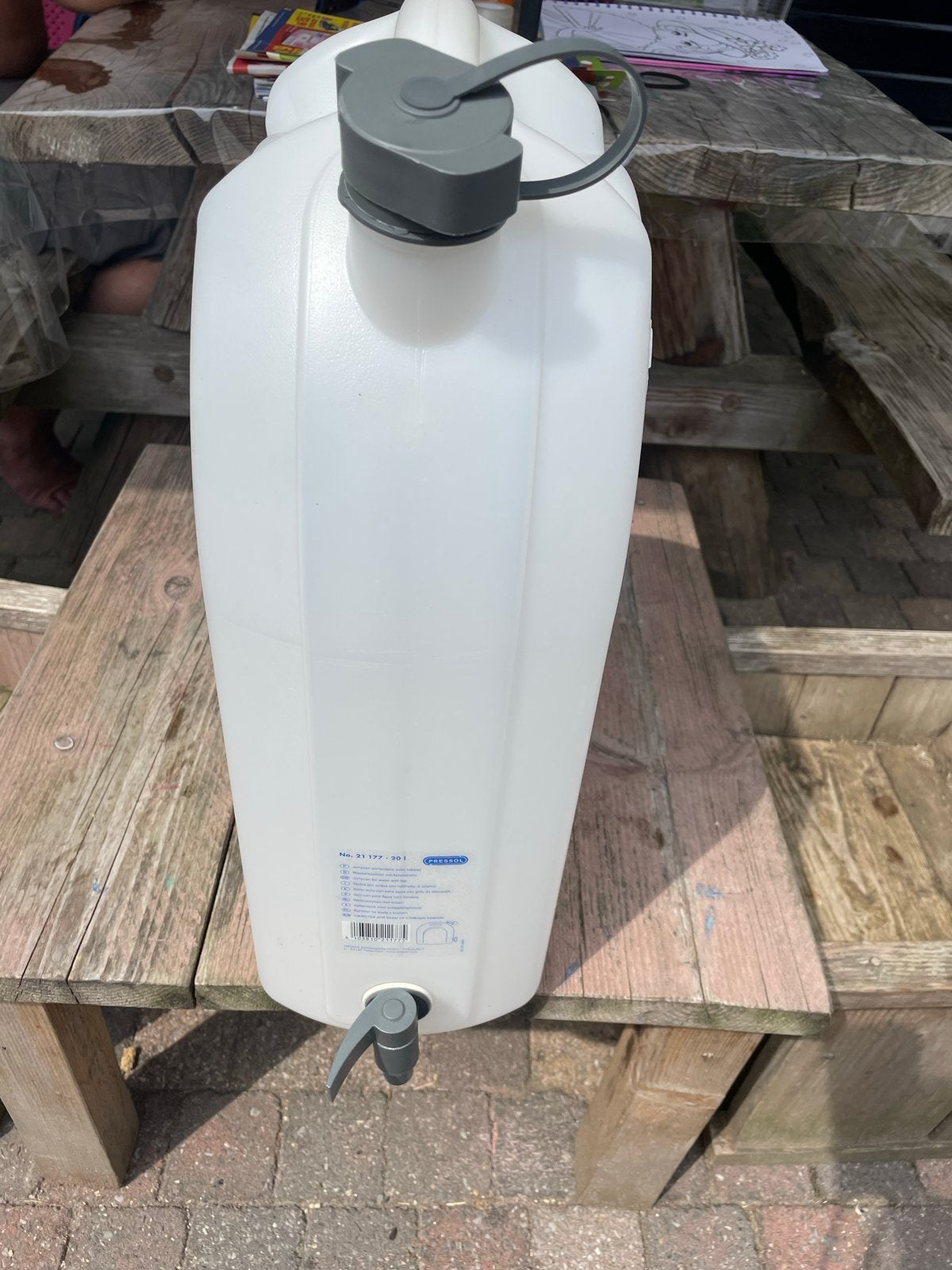 Pressol Jerrycan 20L met kraan - Ideaal voor kamperen, Ophalen, Gebruikt