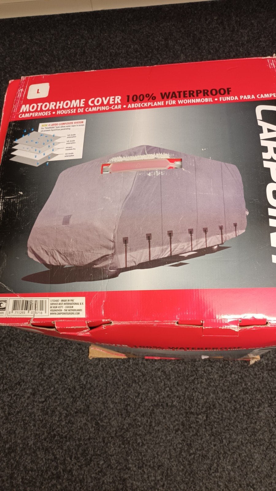 Motorhome Cover L - 100% Waterdicht & Ademend, Ophalen, Nieuw