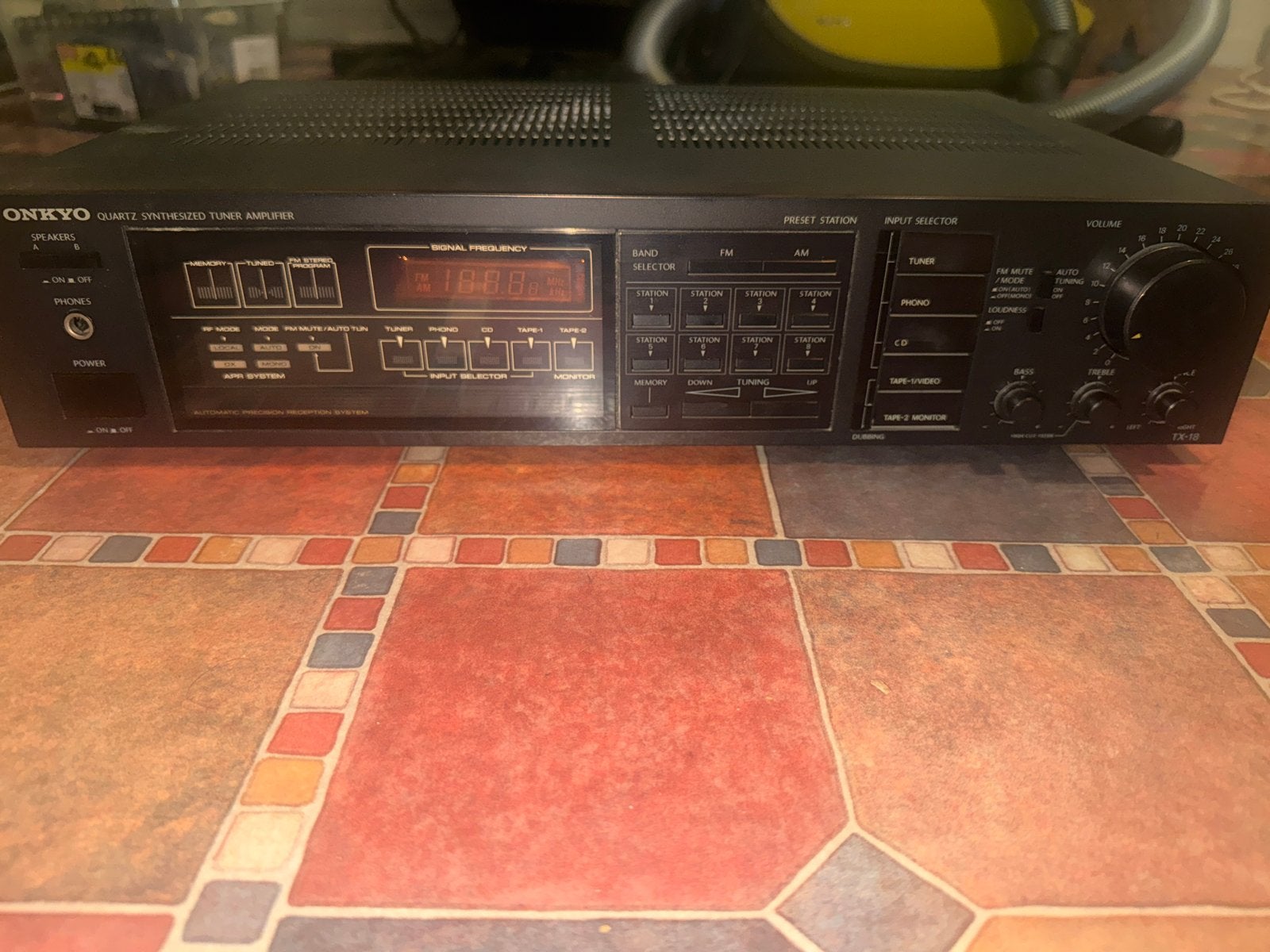 Onkyo TX-18 Quartz Synthesized Tuner Amplifier, Ophalen of Verzenden, Gebruikt