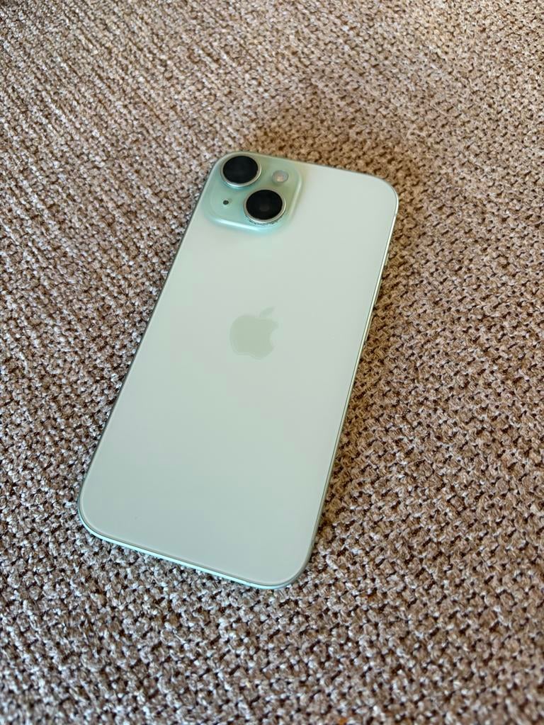 Apple iPhone 15 - 128 GB - Groen - Zo goed als nieuw, 128 GB, Ophalen of Verzenden, Zo goed als nieuw, Zonder simlock