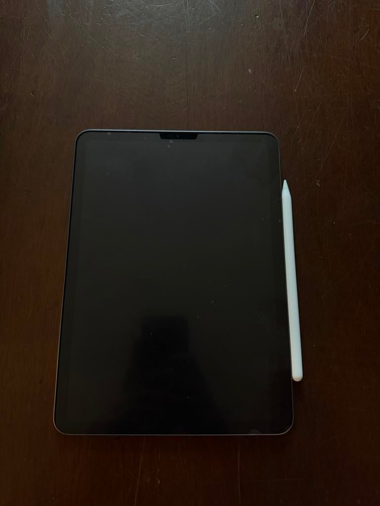 Apple iPad Air (4e generatie) 64GBSpacegrijs + Apple pencil, Computers en Software, Apple iPads, Zo goed als nieuw, Apple iPad Air