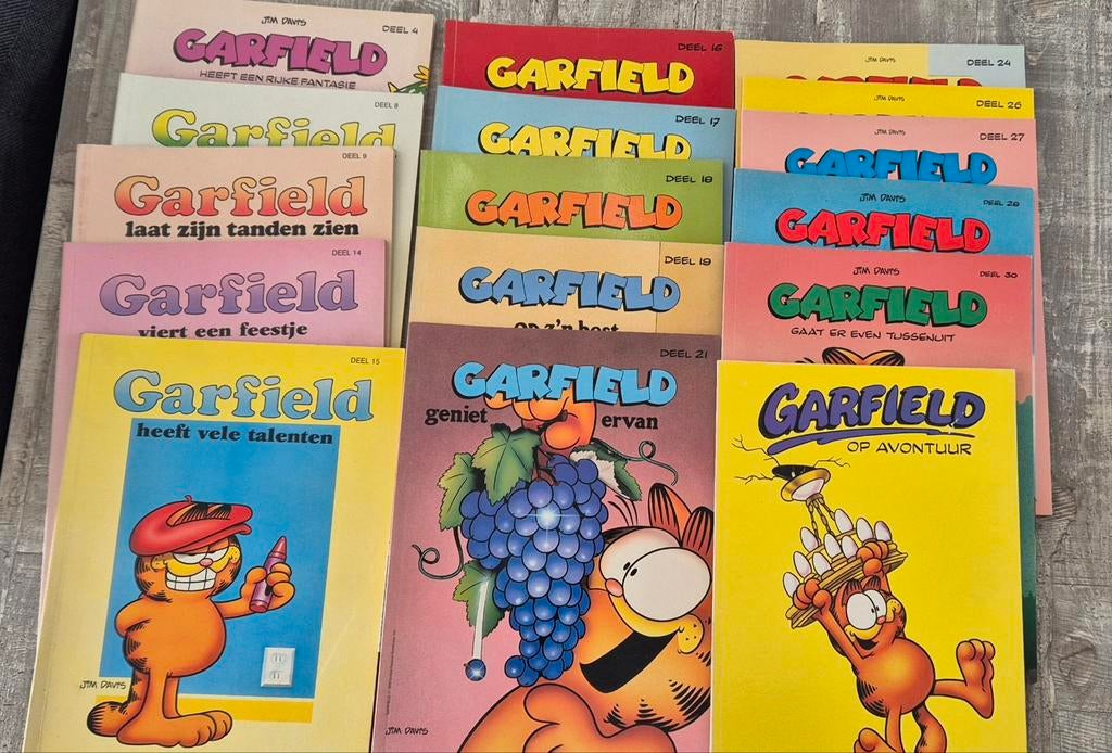15x Garfield, Meerdere stripboeken, Ophalen of Verzenden, Zo goed als nieuw