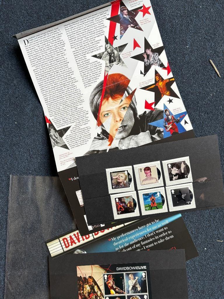 David Bowie postzegels UK pesentatie pak, Ophalen of Verzenden, Nieuw, Gebruiksvoorwerp