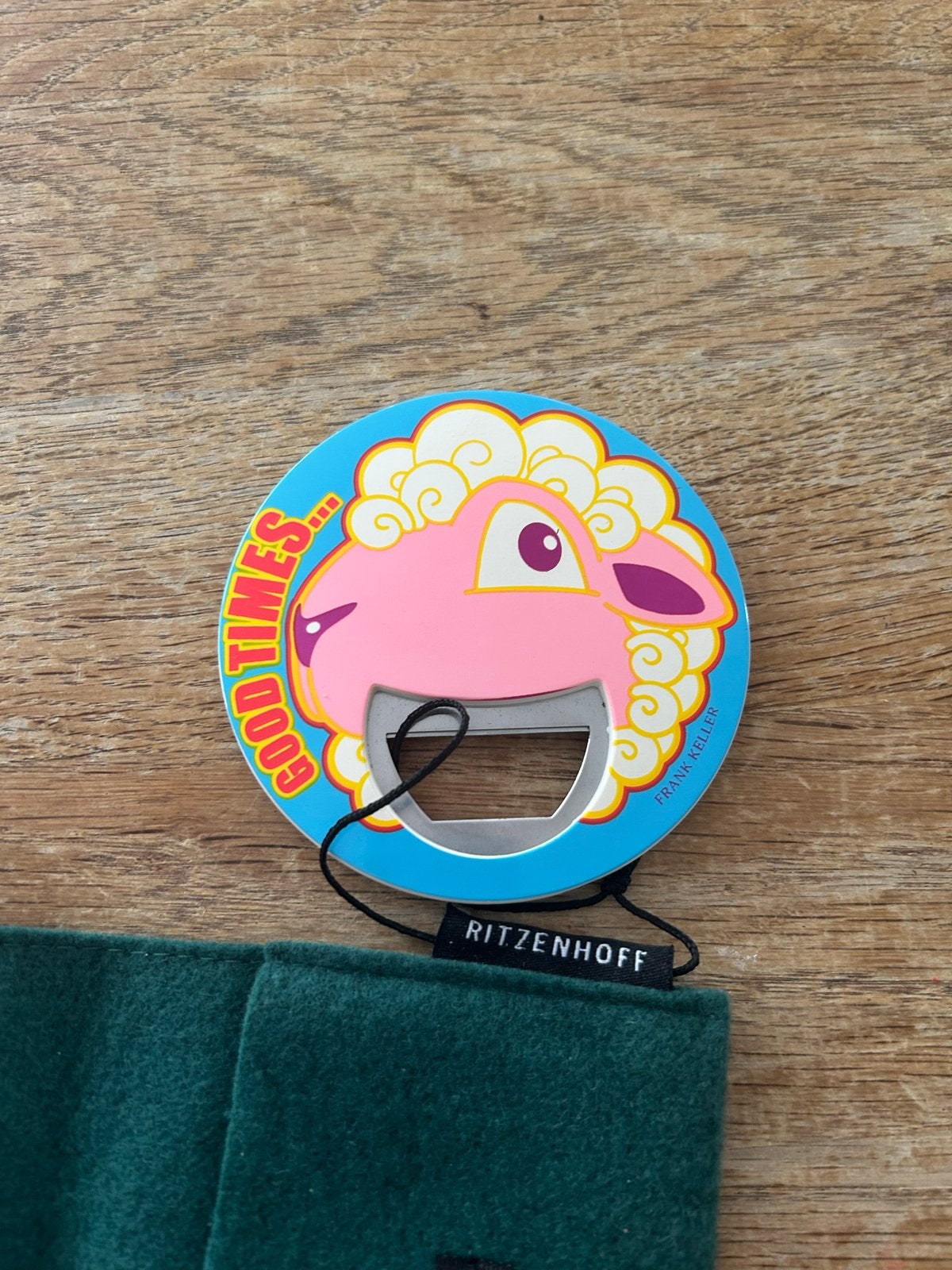 Frank Keller Ritzenhoff Romeo & Juliet Flessenopener Schaap, Overige typen, Ophalen of Verzenden, Zo goed als nieuw, Metaal