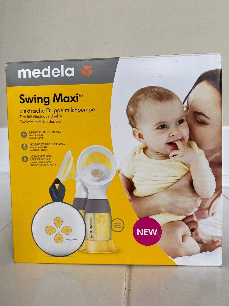 Medela Swing Maxi Dubbele Elektrische Borstkolf, Ophalen of Verzenden, Zo goed als nieuw