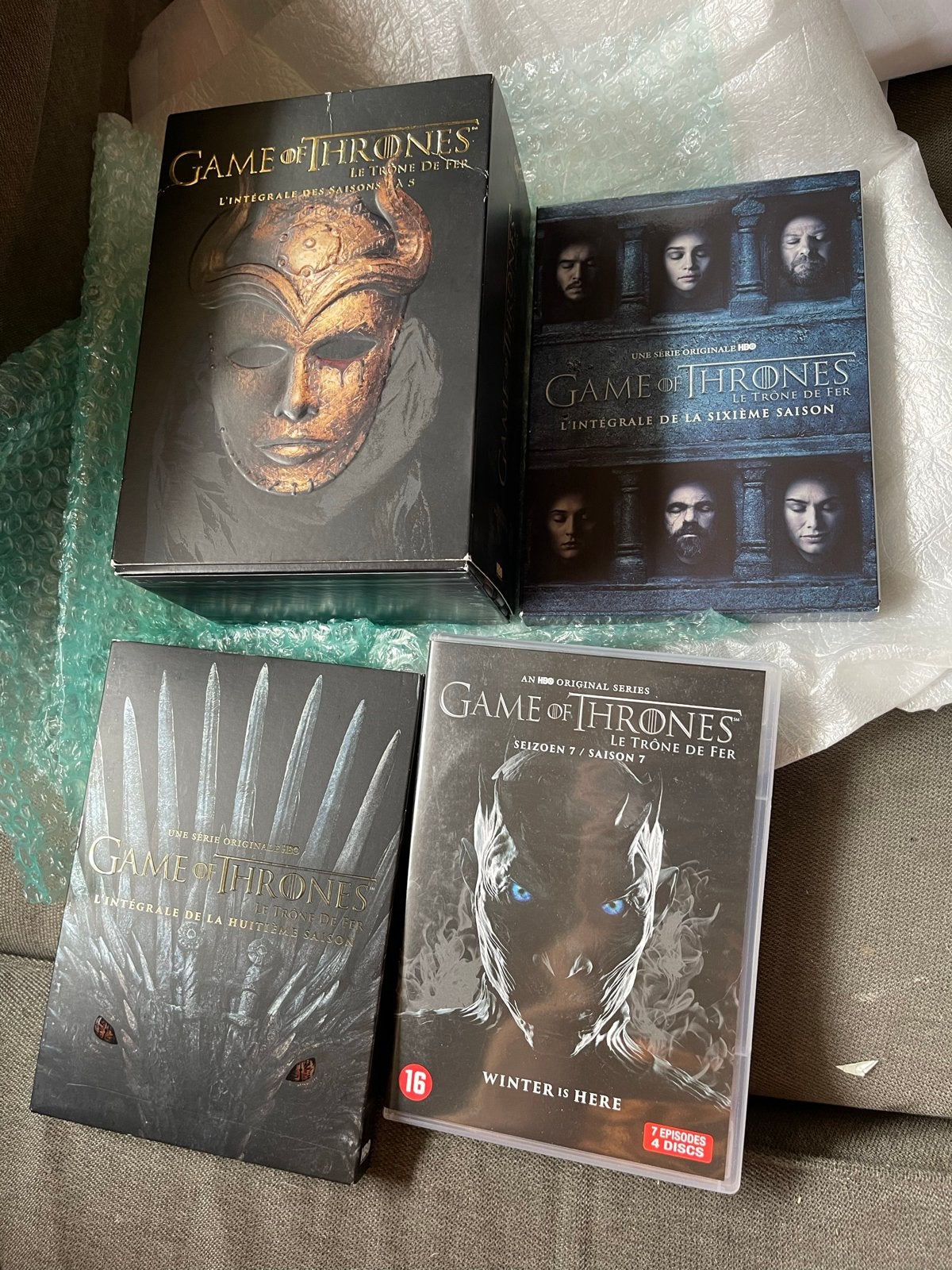 Game of Thrones Complete Serie met extra (Seizoen 1-8) dvd, Vanaf 16 jaar, Nederlands, Science Fiction en Fantasy, Ophalen of Verzenden