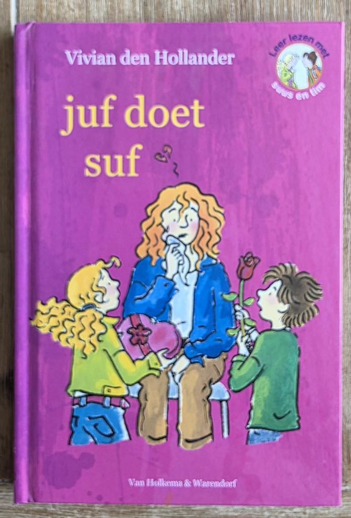 Juf doet suf - AVI Start - Groep 3 - Vivian den Hollander, Boeken, Kinderboeken | Jeugd | onder 10 jaar, Zo goed als nieuw, Fictie algemeen