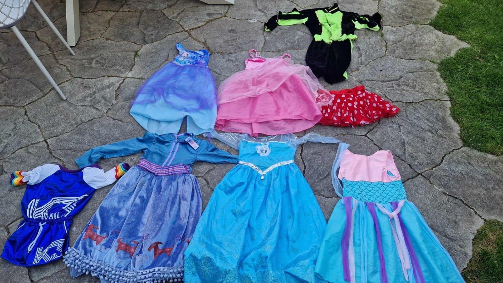 Verkleedkleding meisjes: prinsessen, zeemeermin, frozen, k3, Ophalen, Gebruikt, Meisje
