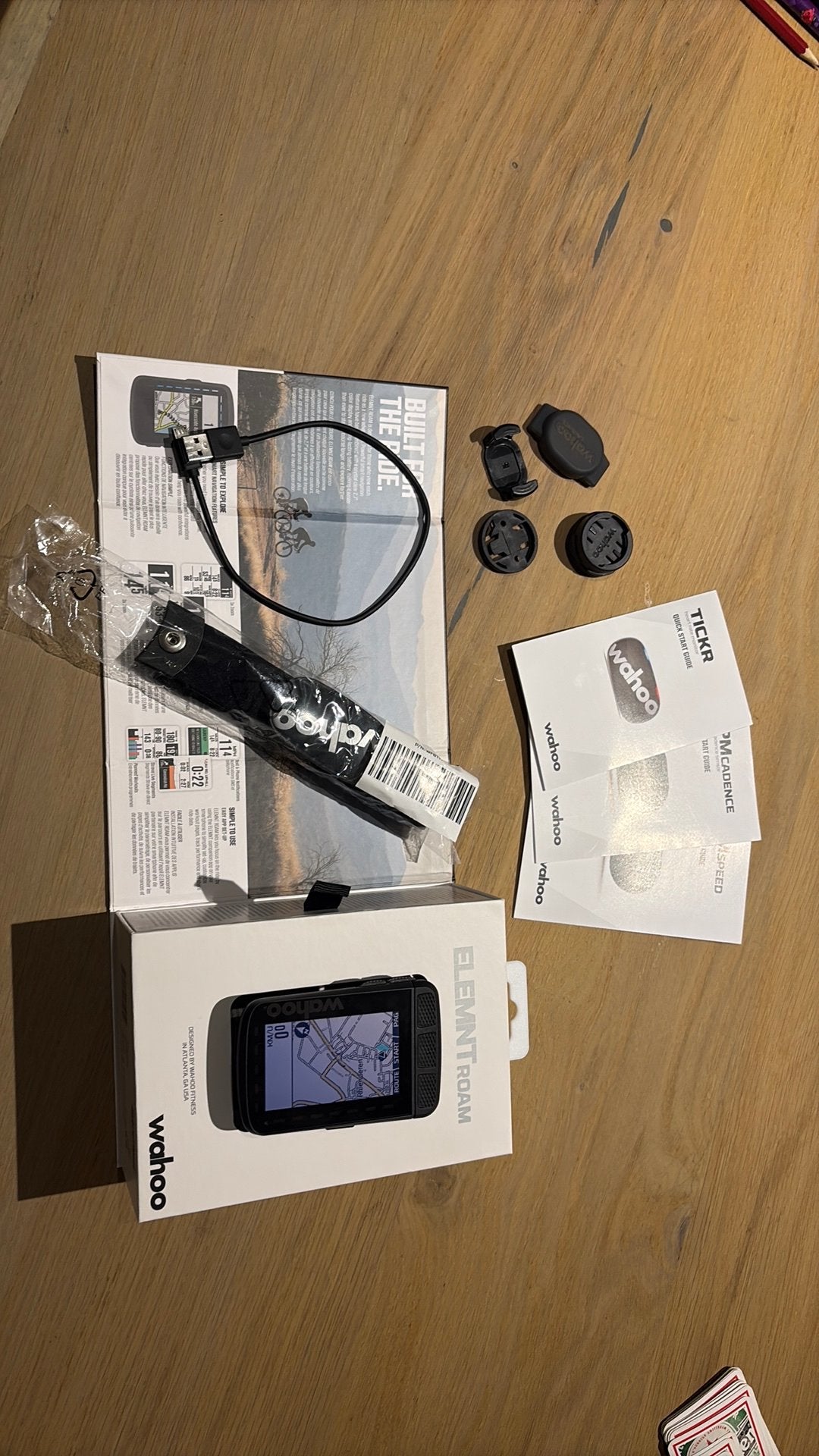 Wahoo Elemnt Roam V1 GPS Fietscomputer, Ophalen of Verzenden, Draadloos, Zo goed als nieuw
