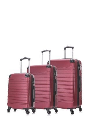 Kofferset royalty rolls, 3-delig 7 kleuren aanwezig nu € 89,, Wieltjes, Hard kunststof, Nieuw, Ophalen of Verzenden
