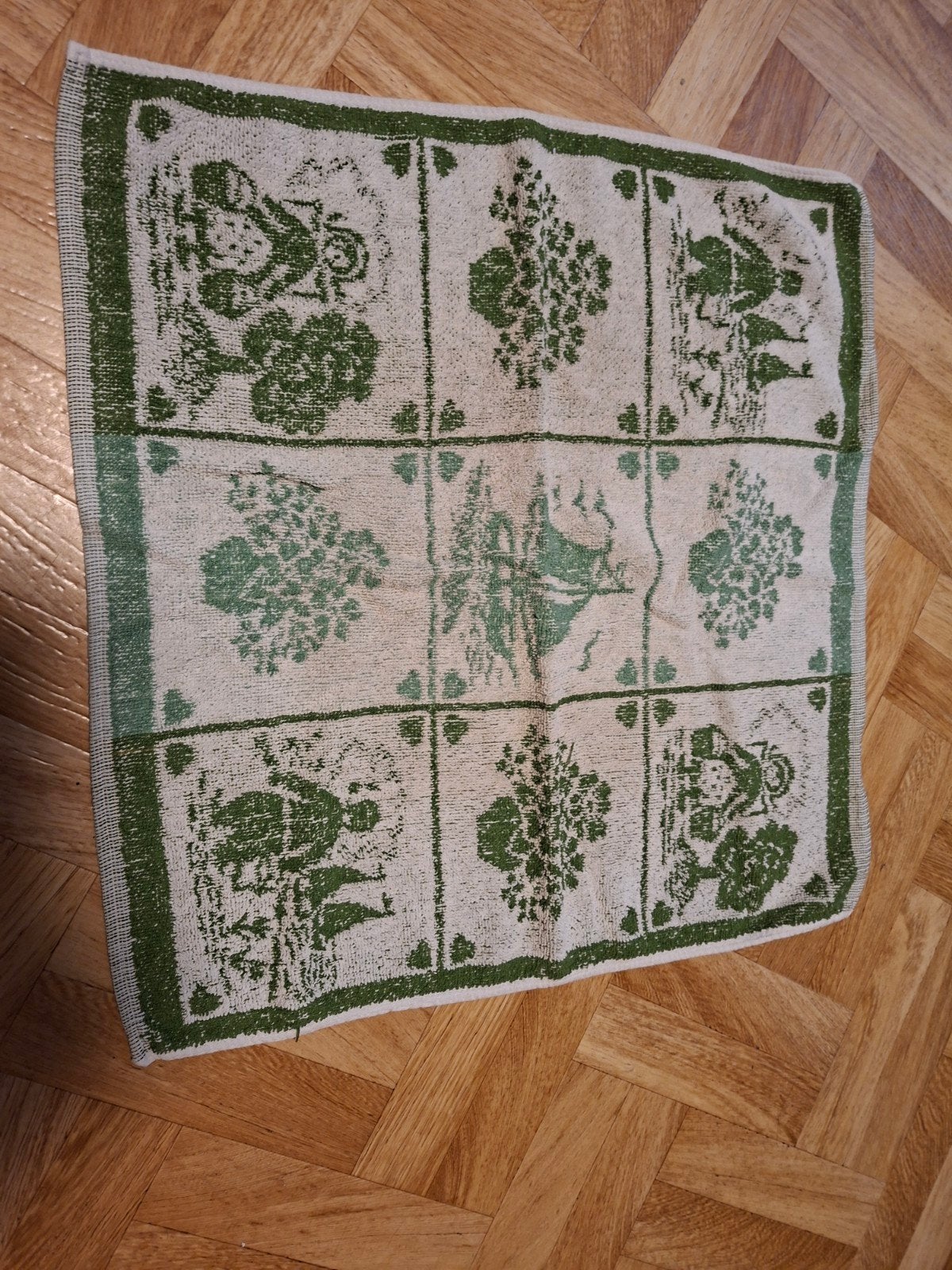 handdoek groen klein, Ophalen of Verzenden