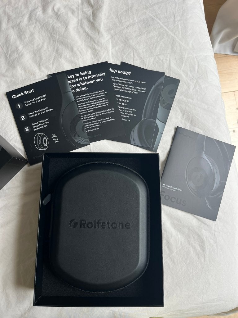 Rolfstone Focus Pro met Active noice cancelling, Audio, Tv en Foto, Ophalen of Verzenden, Nieuw, Overige merken, Draadloos