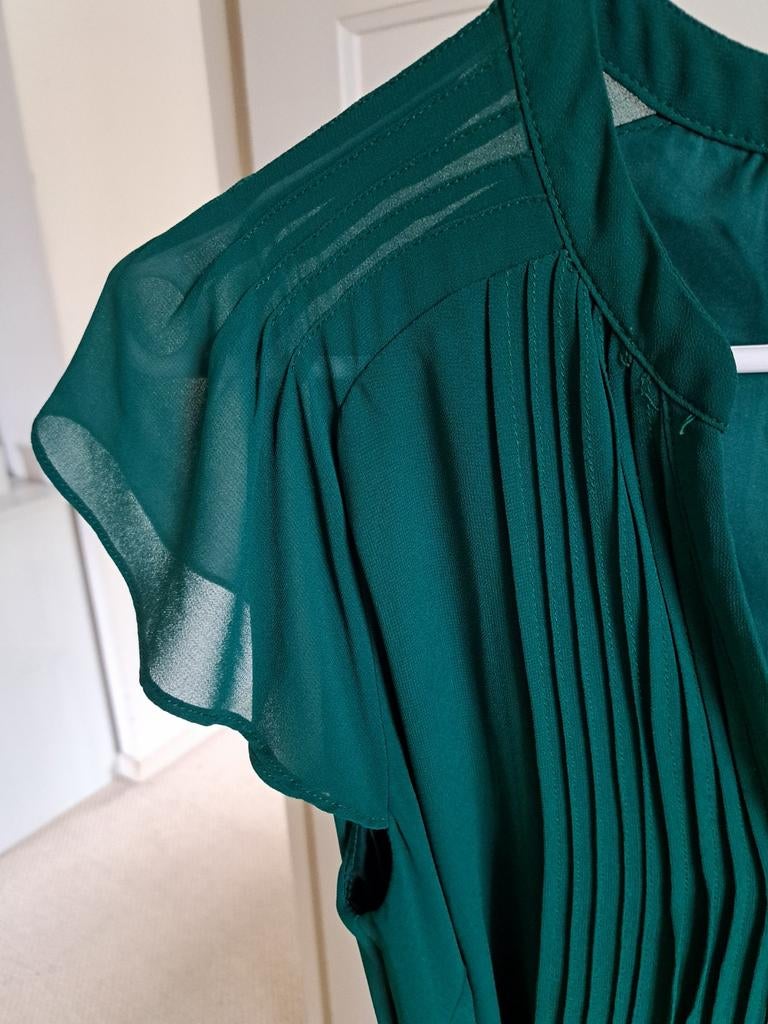 Luchtige groene zomerjurk maat 40, Ophalen of Verzenden, Zo goed als nieuw, Groen, Jurk
