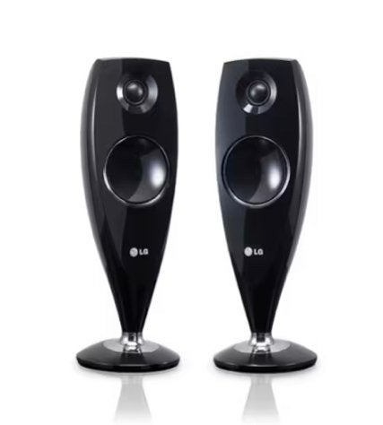 LG Speakers 150W (2x75W), zwart, hoogglans, nieuwstaat, Audio, Tv en Foto, Home Cinema-sets, Overige merken, 2.1-systeem, 70 watt of meer