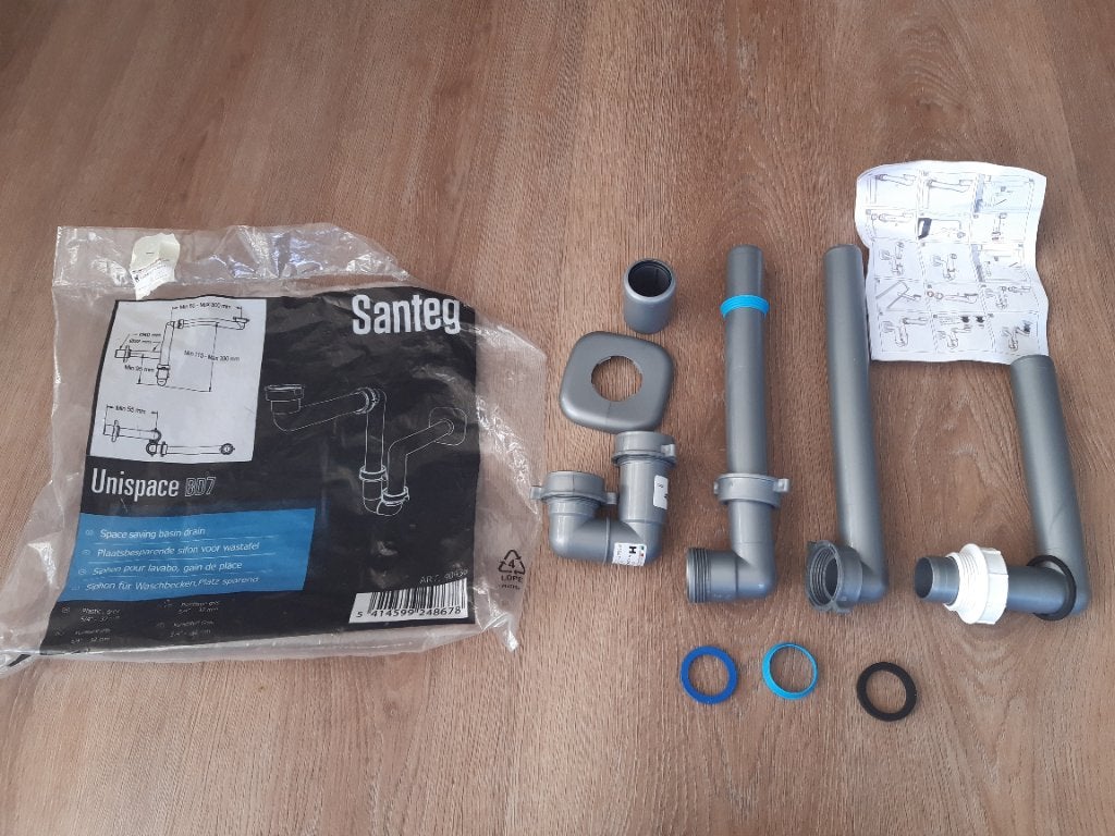 Santeg UniSpace BD7 X2O afvoer, Ophalen, Nieuw, Wastafel