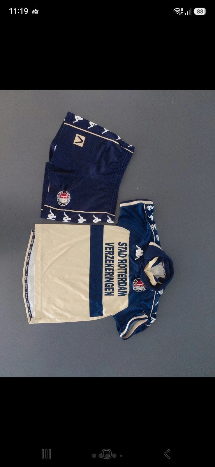 Feyenoord thuisshirt en broekje, Ophalen of Verzenden, Gebruikt, Feyenoord, Shirt