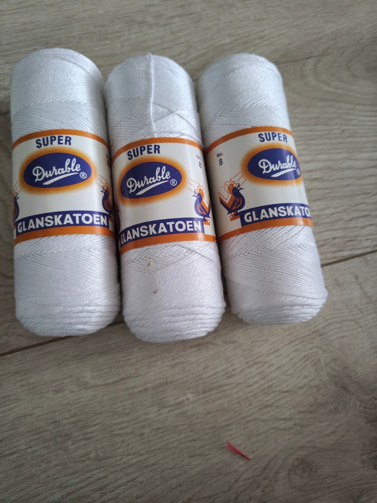 3 bollen nieuw Durable glanskatoen, Hobby en Vrije tijd, Breien en Haken, Ophalen of Verzenden, Nieuw, Breien of Haken, Wol of Garen