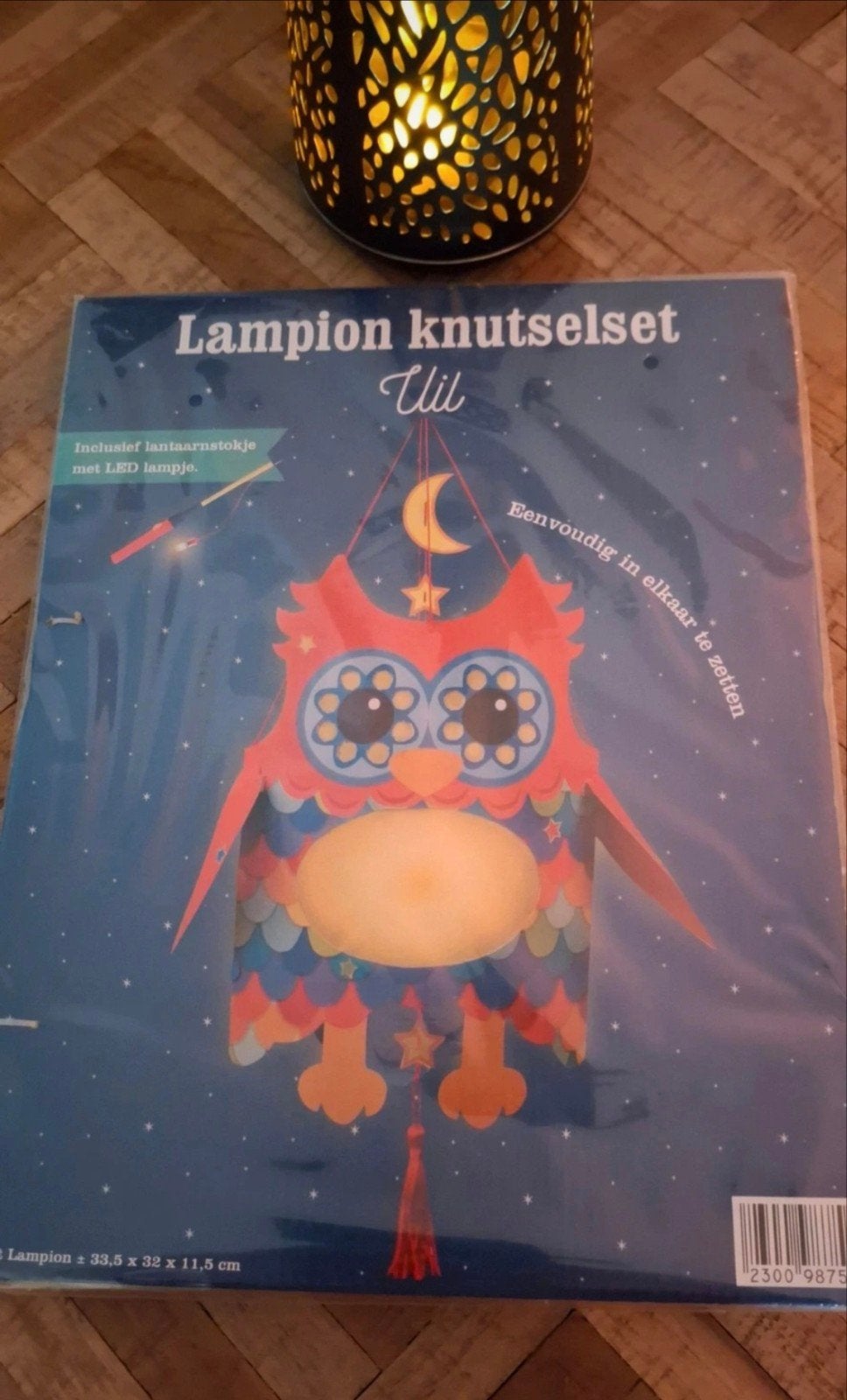 Sint Maarten lampion uil (knutselset), Ophalen of Verzenden
