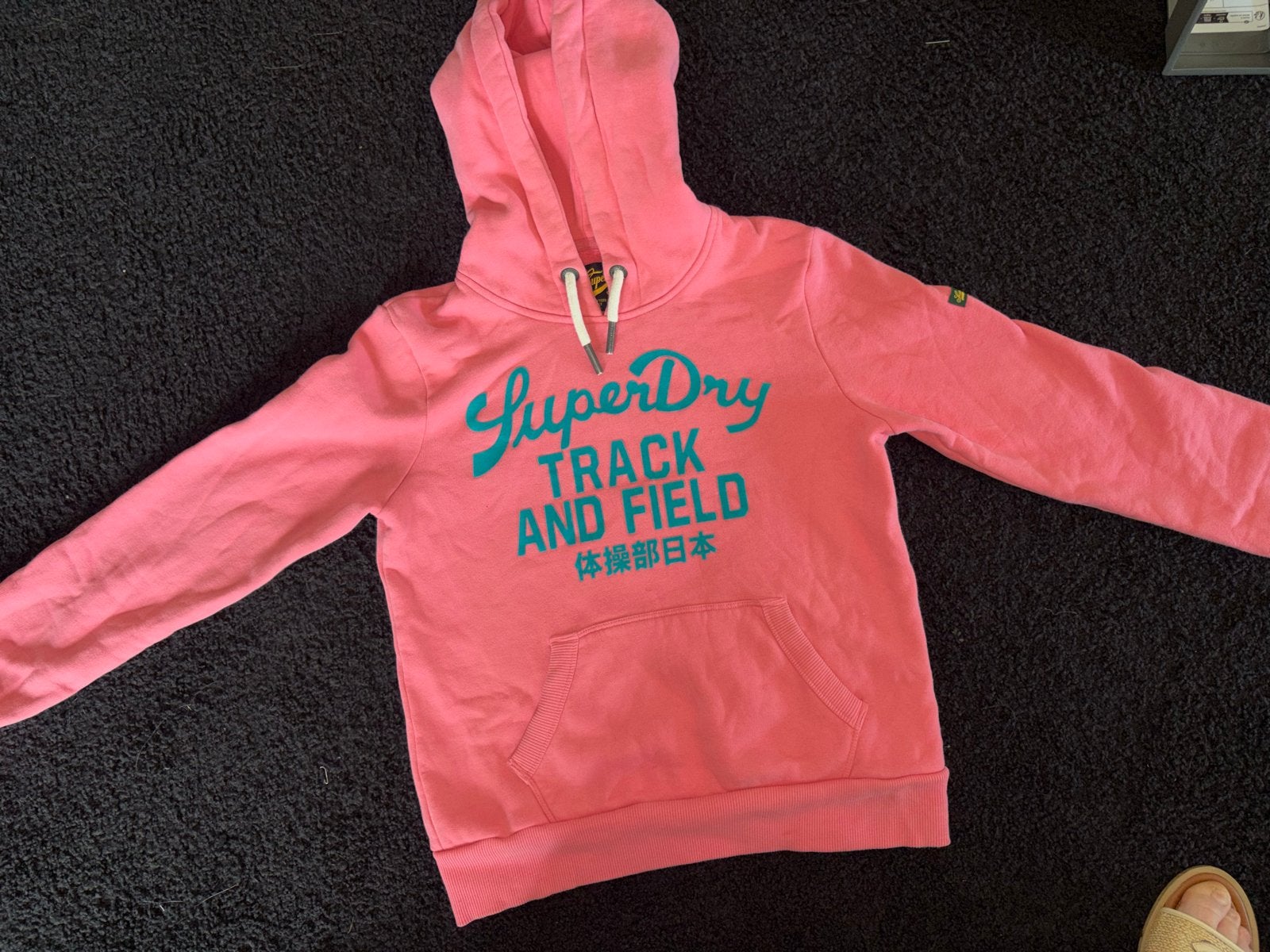 Superdry hoodie roze maat S, Ophalen of Verzenden, Zo goed als nieuw, Maat 36 (S), Roze