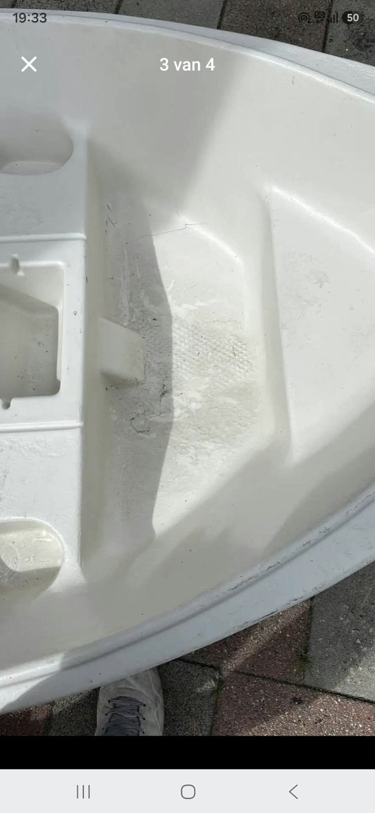 Mooie boot, hij moet ge polyester. Hij moet deze week weg., Ophalen, Zo goed als nieuw