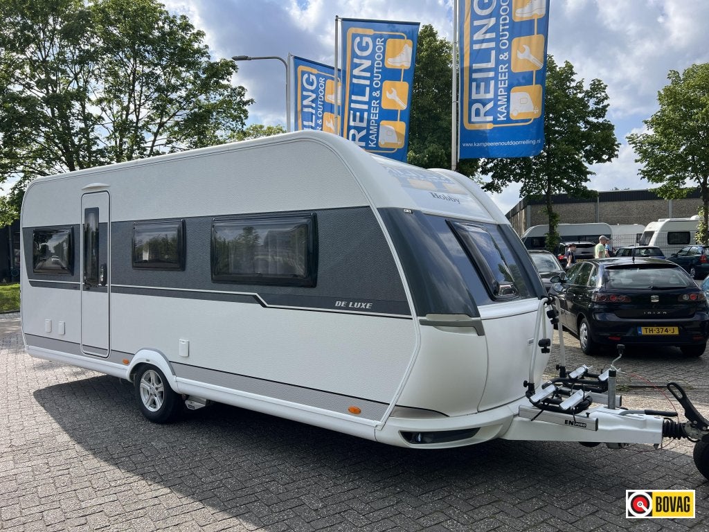 Hobby De Luxe 540 UFF, Caravans en Kamperen, Caravans, Bedrijf, tot en met 4, 1250 - 1500 kg, Rondzit, Hobby, Overige typen, 5 tot 6 meter
