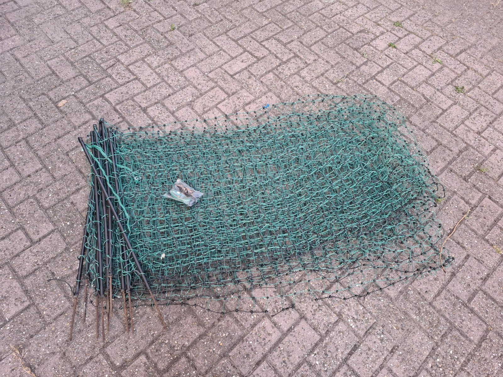 Gaashekwerk - 80 cm hoog, 25 m lang, Ophalen of Verzenden, Gebruikt, Overige materialen, Gaashekwerk