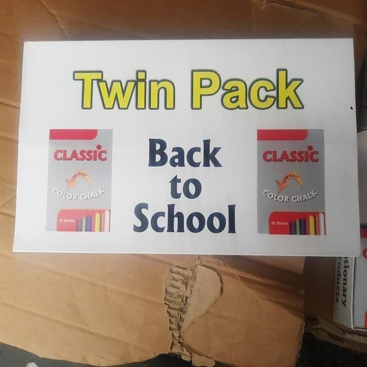 Twinpak krijtjes., Ophalen of Verzenden, Nieuw