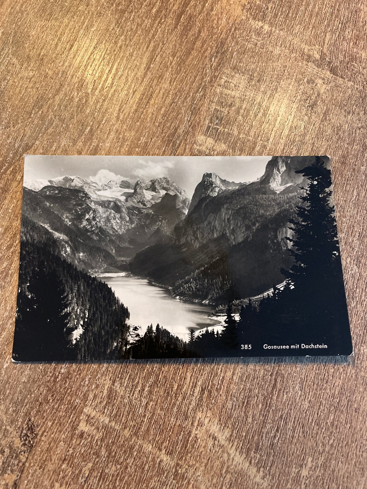 Oude ansichtkaart Gosausee mit Dachstein, Oostenrijk, Verzamelen, Ophalen of Verzenden, Gelopen, Oostenrijk