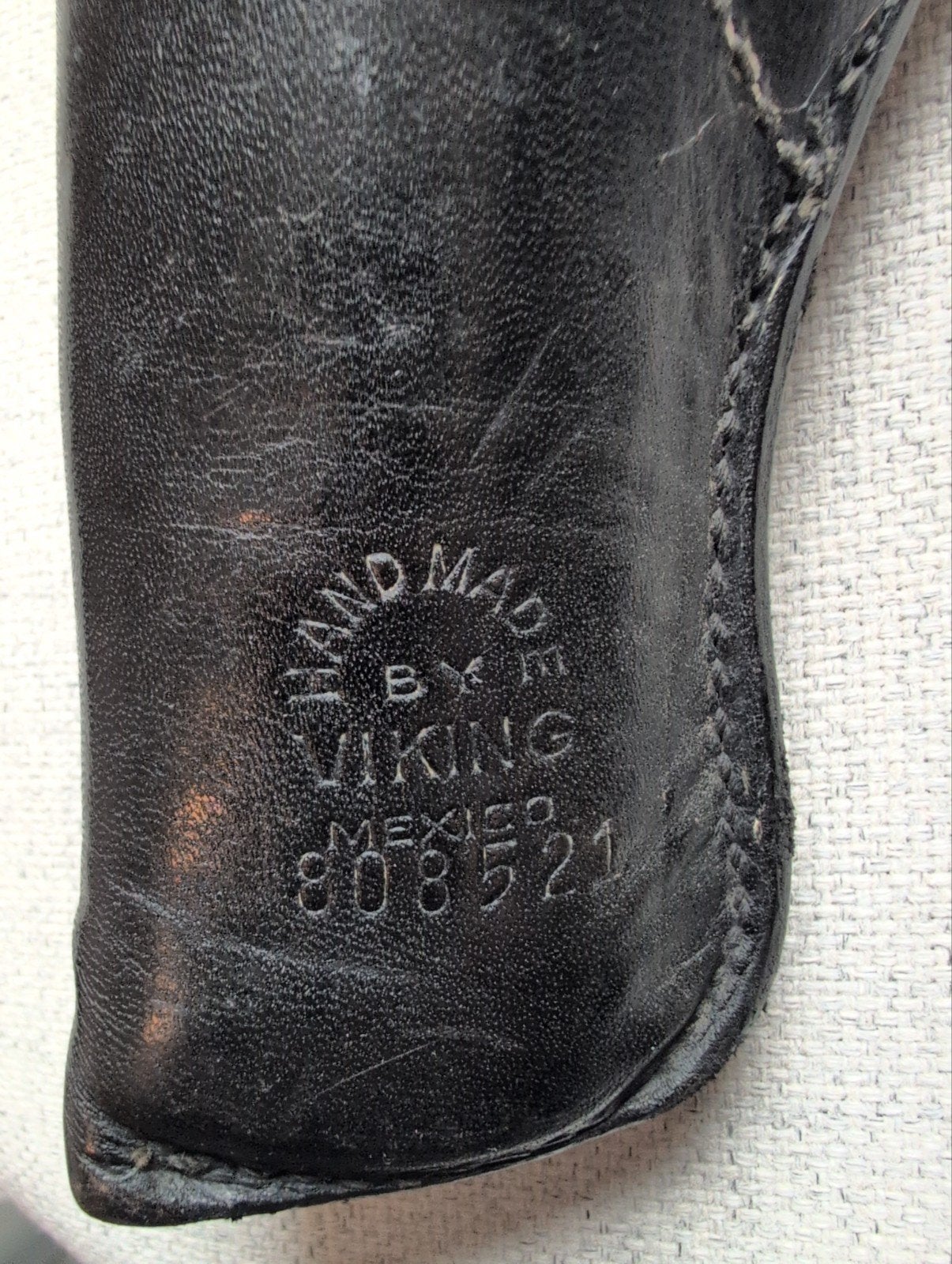 Leren holster voor revolver - Handgemaakt door Viking Mexico, Ophalen of Verzenden, Gebruikt